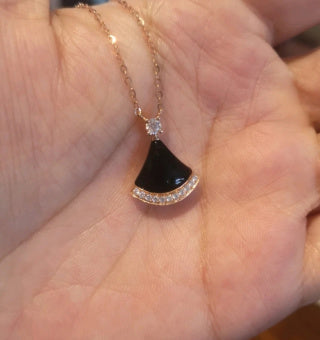 Bvlgari Colorful Fan Pendant Necklace – Elegant Luxury Jewelry