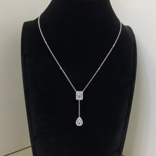 Messika Lucky Move Diamond Teardrop Pendant Necklace