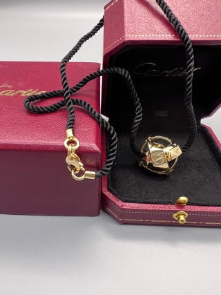 Cartier Marvella Interwoven Knot Pendant Necklace