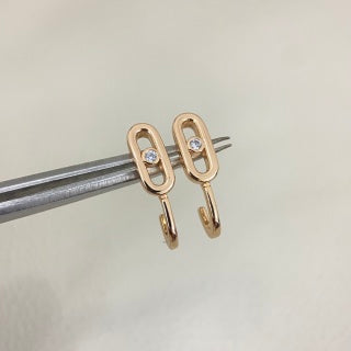 Messika Move Link Mini Diamond Stud Earrings