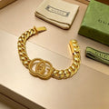 Gucci Interlocking G Twisted Rope Chain Bracelet