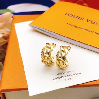 Louis Vuitton Twist Link Stud Earrings
