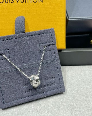 Louis Vuitton Treasure Lock Pendant Necklace