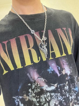 Gucci Winged Horse Charm Chain Necklace